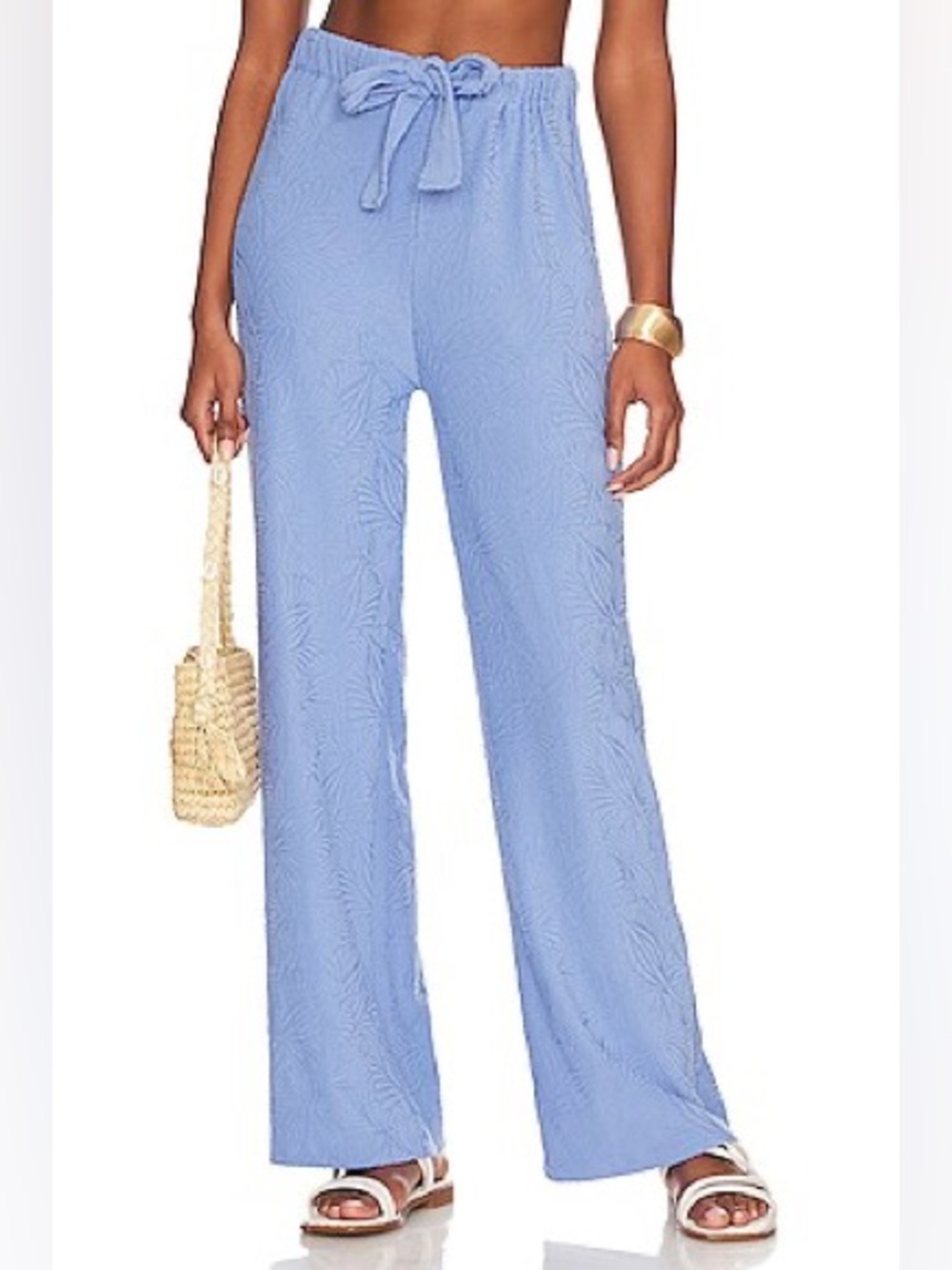 LPA Giorgia Pant in Periwinkle Wide-Leg Pants
